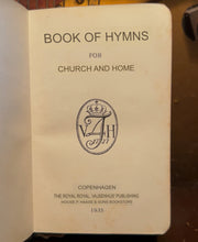 Load image into Gallery viewer, Book of Hymns for Church and Home Danish