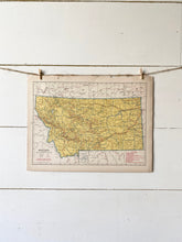 Load image into Gallery viewer, Montana/Nebraska Vintage Map
