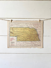 Load image into Gallery viewer, Montana/Nebraska Vintage Map