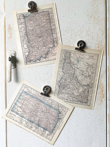 Georgia/ Idaho Vintage Map