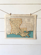 Load image into Gallery viewer, Tennessee/Kentucky / Louisiana Vintage Map