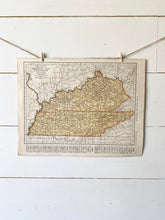 Load image into Gallery viewer, Tennessee/Kentucky / Louisiana Vintage Map