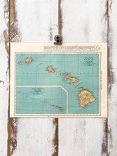 Load image into Gallery viewer, Hawaii / Canal Zone Vintage Map